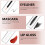 2Ensembles Contenants Vides Lipgloss Mascara Eyeliner ABS 9