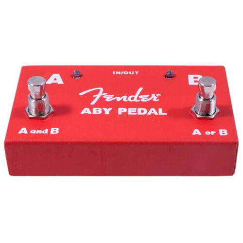 Fender Fender 2-Switch ABY Pedal, Red