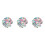 300Pièces Cabochons Résine Flatback Colorés Accessoires DIY 4