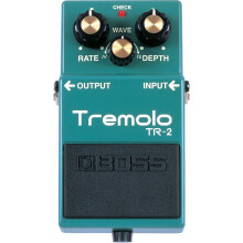 BOSS Tr-2 Tremolo Pedal, Vintage Tremolo Effects In An Easy-To-Use Compact Pedal