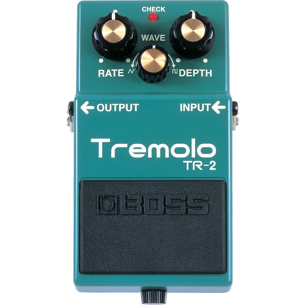 Photos - Guitar Accessory BOSS Tr-2 Tremolo Pedal, Vintage Tremolo Effects In An Easy-To-Use Com 