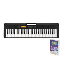 Casio CT-S100AD 61 Key Portable Electronic Keyboard in Black with AC Adapter Included Black and Rhythm Warriors animated online lessons