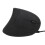 Ratón ergonómico vertical con cable para mano derecha negro 1