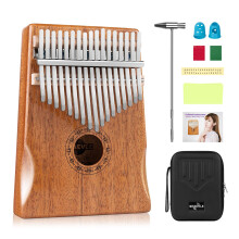 Shaevle Kalimba 17 Keys Thumb Piano, Mbira Finger Piano