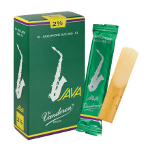 Vandoren "Java" Alto saxophone reeds, box of 10 - Strength 2,5