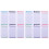 24Pièces Budget Multicolores Usage Personnel 2