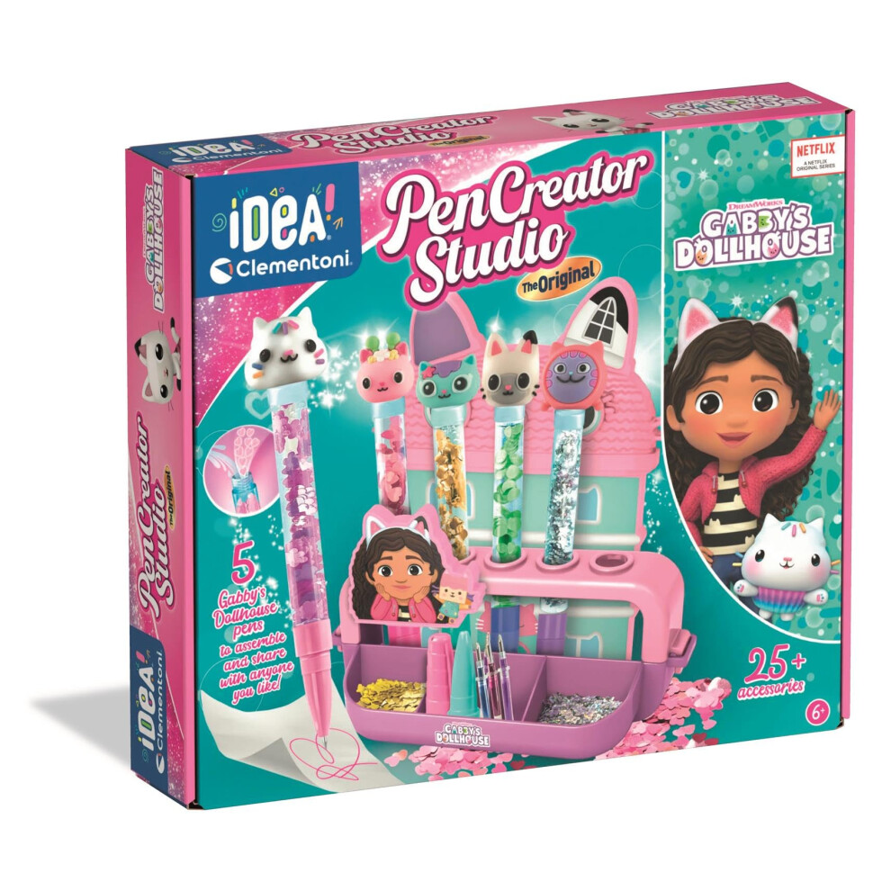 Clementoni Gabby’s Pen Lab – Create Beautiful Gabby’s Dollhouse Pens With Accessories And Character Toppers For Kids 6+