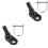 4Pièces Remorque Coupler Nylon Acier 3