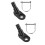 4Pièces Remorque Coupler Nylon Acier 7