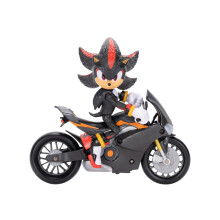 Sonic 3 MOVIE Sonic the Hedgehog Shadow Figure & Motorcycle by Jakks Pacific, Officially Licensed Movie Collectible, Stands 5” / 12.7 cm Tall, Premi