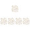 500Pièces Cache-Trous Plastique Nylon Pour Mobilier 5