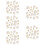 500Pièces Cache-Trous Plastique Nylon Pour Mobilier 11