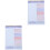 2Pièces Cahier Violet Déchirable Idéal Pour Planning 5