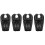 4Pièces Coussin Pratique Gonflable Noir Durable 5