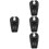 4Pièces Coussin Pratique Gonflable Noir Durable 7