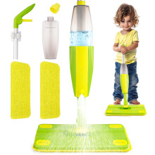 Yeeammk Kids Spray Mop Toy for Toddlers Age 3+, Real