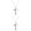 2Pièces Colliers Baseball Croix Acier Durable Style 5