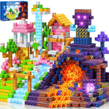 COOLJOYA Magnetic Blocks-300PCS Magnetic Building Blocks, Easter Gifts for Kids, Construction Toys for Montessori Birthday Gifts, STEM Sensory Toys fo