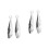 4Pièces Pince Compacte Acier Inoxydable Usage Retrait Poils 6