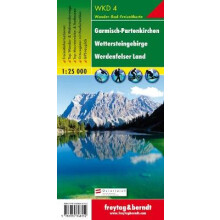 Garmisch-Partenkirchen: Wettersteingebirge, Werdenfelser Land 1 : 25 000