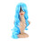 3Pièces Perruques Cosplay Fibre Style Droit 10