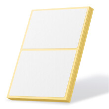 68 Plain Address Labels Stickers 100 x 75mm Blank White Large Sticky Postage Shipping Packing Self Adhesive Labels for Envelope Storage Box Parcel 4