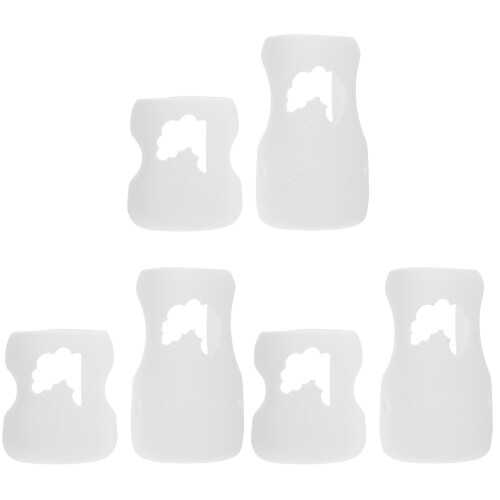 6Pièces Caches Créatifs Blancs Usage Bébé 2