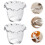 4Pièces Bols En Verre Clair Multi-Usage Pour Cuisine Maison 9