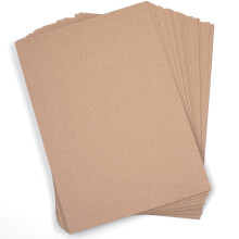House of Card & Paper Brown Kraft Card 280gsm A4 x 50 Sheets