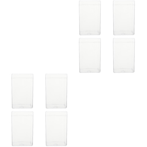 8Pièces Boîte Cube Transparente Résistante Pour Décoration 2