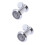 2Pièces Oeil-De-Boeuf Argent Facile À Utiliser Pour Porte De Bureau 7