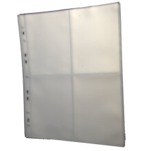 10 x A4 Collector - Storage Album Pages - Acid Free - Postcards - Trading Cards - Pho