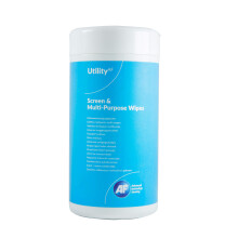 AF Utility Screen and Keyboard Cleaning Wipes - Pre-moistened for Computer, Laptop, TV, Tablets, Phone etc. Tub (60 Wipes)