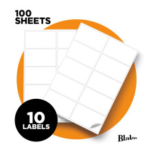Blake Everyday - Self-Adhesive 10 Labels per A4 Sheet - 1,000 Labels - 100 Sheets - L