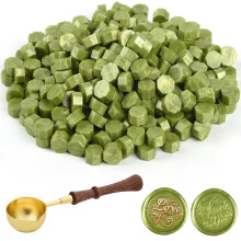 ASTARON 300 Pieces Sealing Wax Beads Wax Seal Kit with 1 Wax Melting Spoon for Invita
