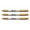 Sharpie Sharpie Gold Metallic Fine Point Permanent Marker - Pack of 3 1
