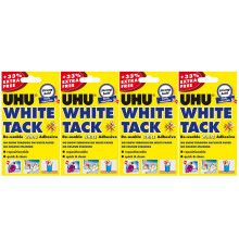 UHU WHITE TACK | Original REUSABLE Sticky Adhesive | Multi-Purpose | Repositionable |
