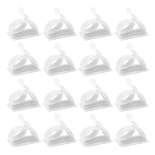 240Pièces Attaches Câble Adhésives Blanches Pour Organisation 1