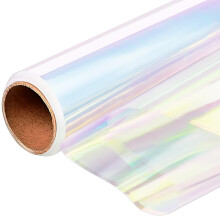 15m*40cm Florist Flower Iridescent Film Cellophane Gift Wrap Perfect for DIY Flower B