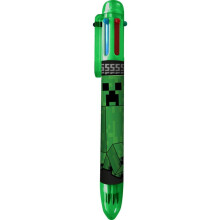 Minecraft Multicolour Pens 6-in-1 Retractable Ballpoint Pens Rainbow Barrel Nove