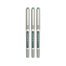 3 X UNI-BALL Eye UB-157 Roller Ball Pen FINE (0.7mm) Green