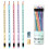 Surcotto HB pencils, 30 HB pencils with eraser and sharpener, pre-sharpened triangula 1