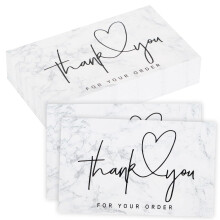 Thank You Cards 50 Pack Small Thank You Card Special Appreciation Card Blank Inside Thank You Cards Multipack Thank You for Your Order Greeting Cards