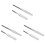 6Pièces Outils Argentés Accessoires Brosses Pour Ongles 2