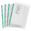 Esselte A4 Punched Pockets, 100 x Poly Pockets, 34 Micron Thickness, Clear Embossed A 1