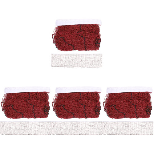 4Pièces Filet De Badminton Extérieur Résistant Portable 1