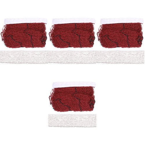 4Pièces Filet De Badminton Extérieur Résistant Portable 2