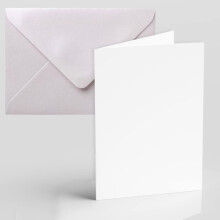 Pack of 20 Blank Cards and Envelopes for Card Making 6 x 6 (150 x 150 mm) 350 GSM Fol