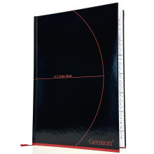 genXon A4 Hard Cover A-Z Index Notebook Ruled Book 192 Pages Phone Address Book Notes Organiser Tabbed
