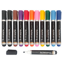Volcanics Coloured Whiteboard Pens Thick Low Odor Whiteboard Markers Erasable Flipcha